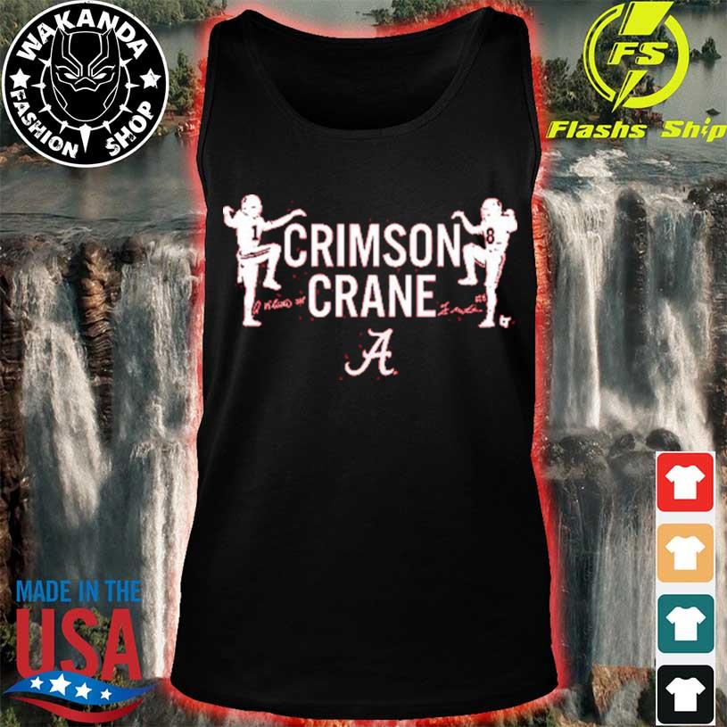 Alabama jameson williams and john metchie iii crimson crane t