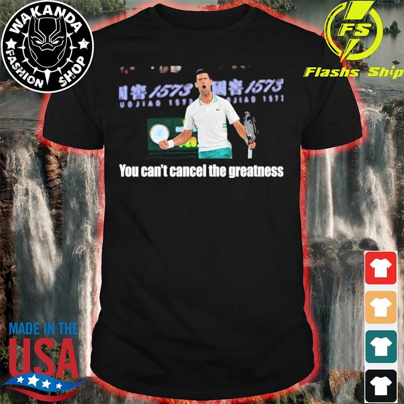 Bogdan Bogdanović You Can't Cancel The Greatness Novak Djokovic Shirt,  hoodie, sweater, long sleeve and tank top