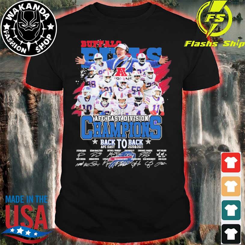 AFC East Division Champions 2021 Buffalo Bills Back To Back Shirt