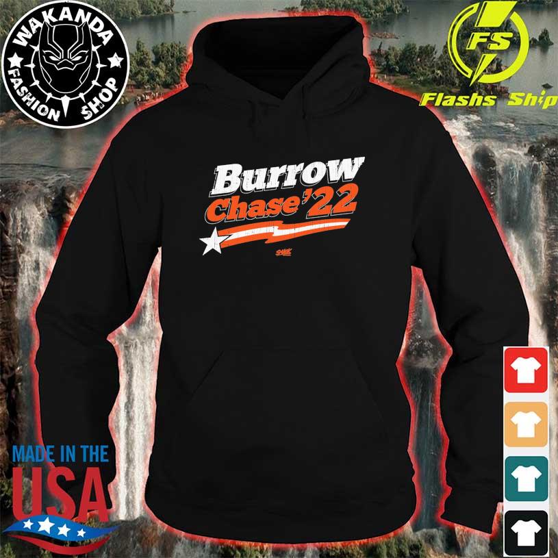 Burrow chase '22 cincinnati pro football shirt, hoodie, sweater, long  sleeve and tank top