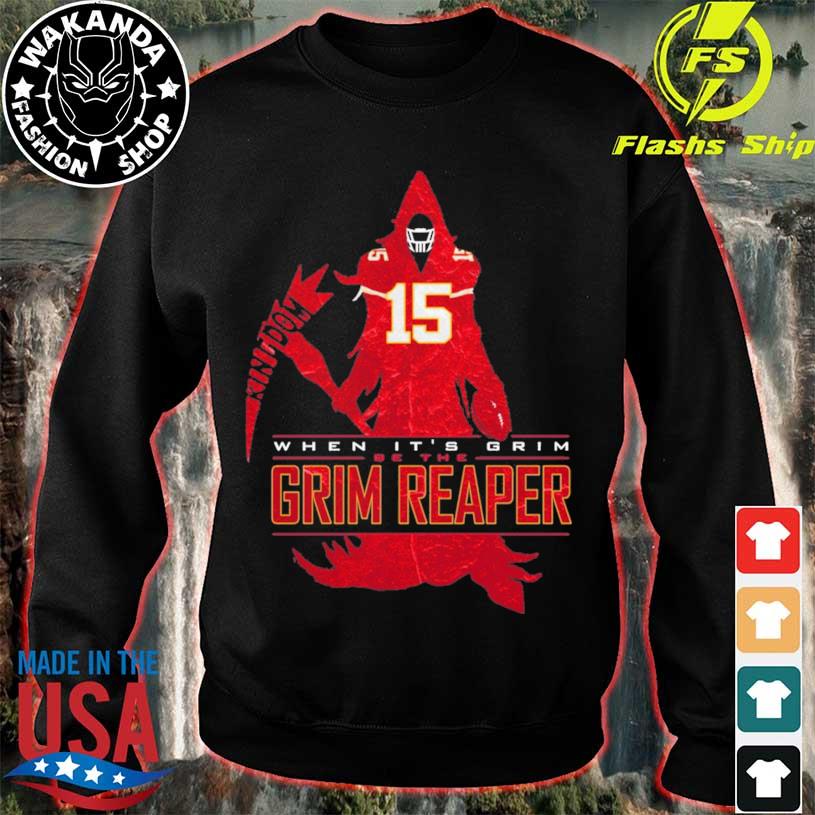 Andy Reid T-Shirt Chiefs Grim Reaper Kansas City Shirt