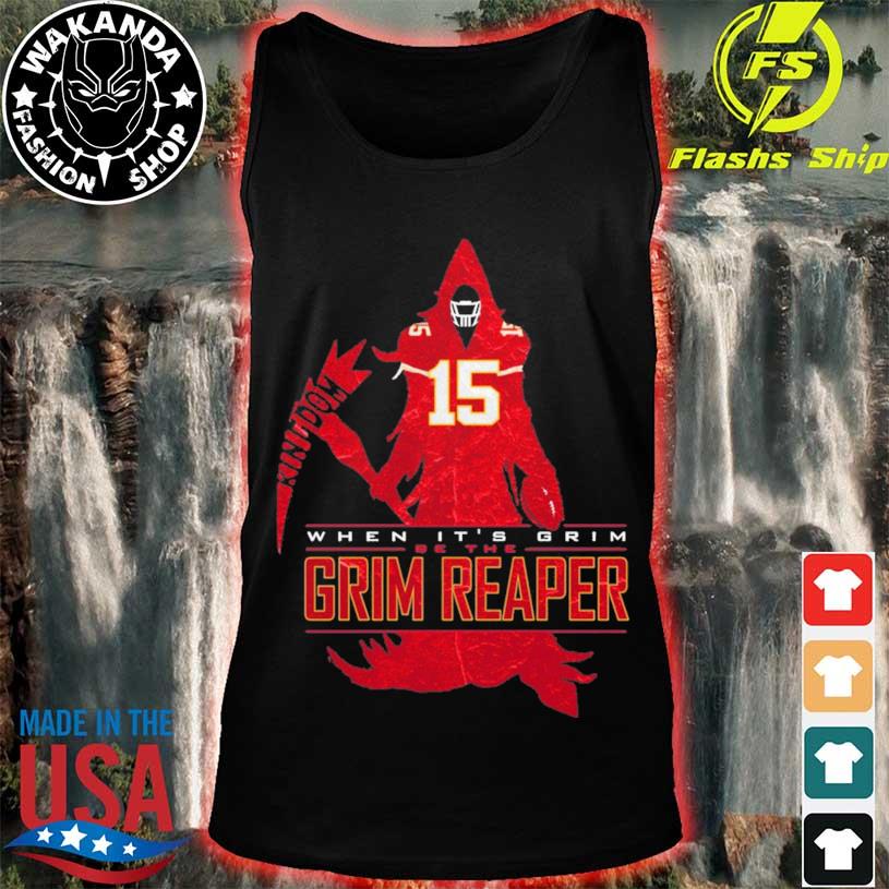 Buy Chiefs grim reaper When It's Grim shirt For Free Shipping