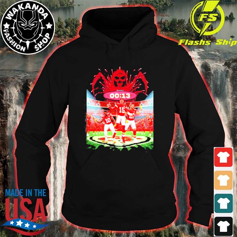 Don't fear the reaper 13 seconds Chiefs shirt, hoodie, sweater, long sleeve  and tank top