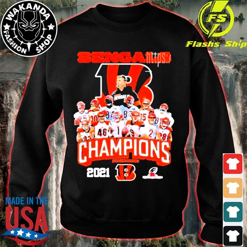 Cincinnati Bengals AFC North Champions 2021-2022 t-shirt, hoodie, sweater  and long sleeve