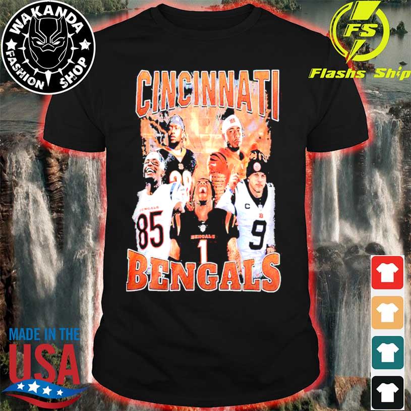 Cool Joe Burrow Tee Funny Cincinnati Bengals Shirts - Happy Place for Music  Lovers