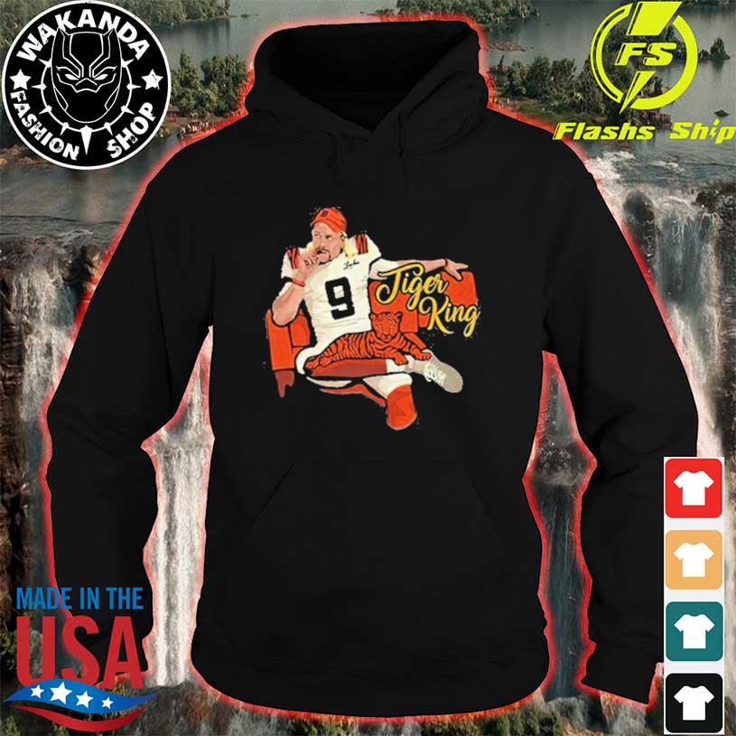 Joe Burrow Bengal Tiger King shirt,Sweater, Hoodie, And Long Sleeved, Ladies,  Tank Top