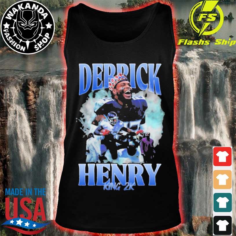 Kyle brandt wearing derrick henry hangtn store the derrick henry king 2k  rap shirt, hoodie, sweater, long sleeve and tank top