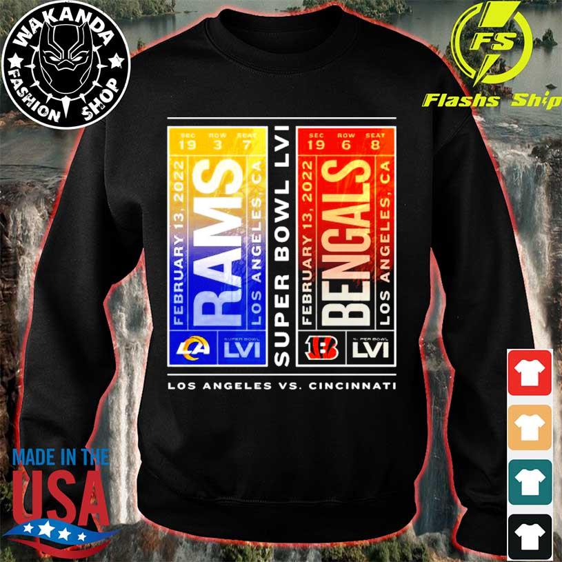 Super bowl 2022 rams vs bengals New shirt, hoodie, sweater, long sleeve and  tank top