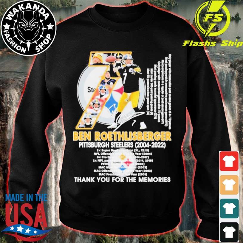 Official ben Roethlisberger Pittsburgh Steelers Shirt, hoodie, sweater,  long sleeve and tank top