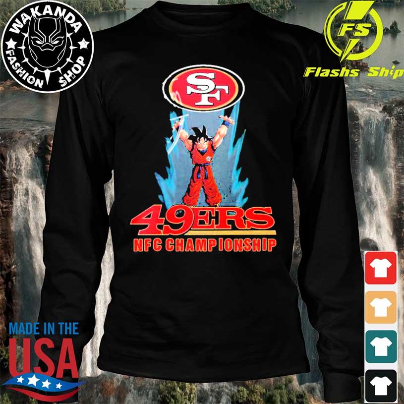 Son Goku San Francisco 49ers 2021 2022 NFC Champions Shirt, hoodie