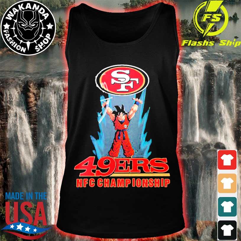 Son Goku San Francisco 49ers 2021 2022 NFC Championship T-Shirt