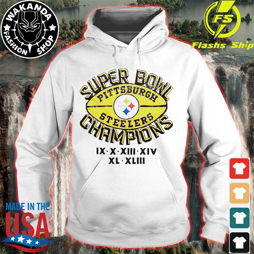 Pittsburgh Steelers 6 Time Super Bowl Champions Shirt, hoodie, sweater,  long sleeve and tank top