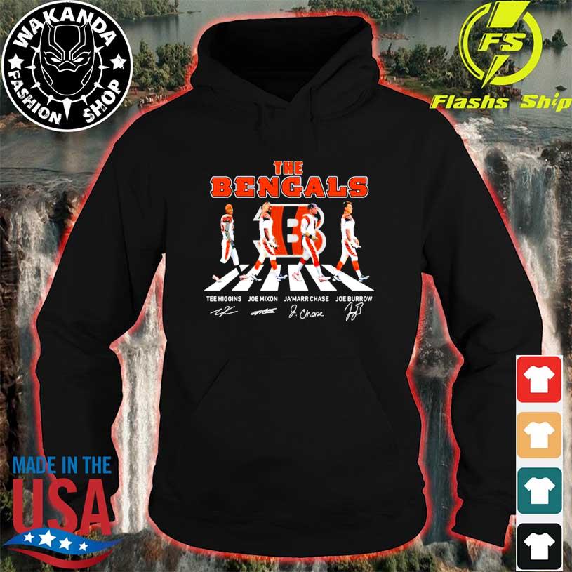 Official The Bengals Abbey Road signatures 2022 shirt, hoodie