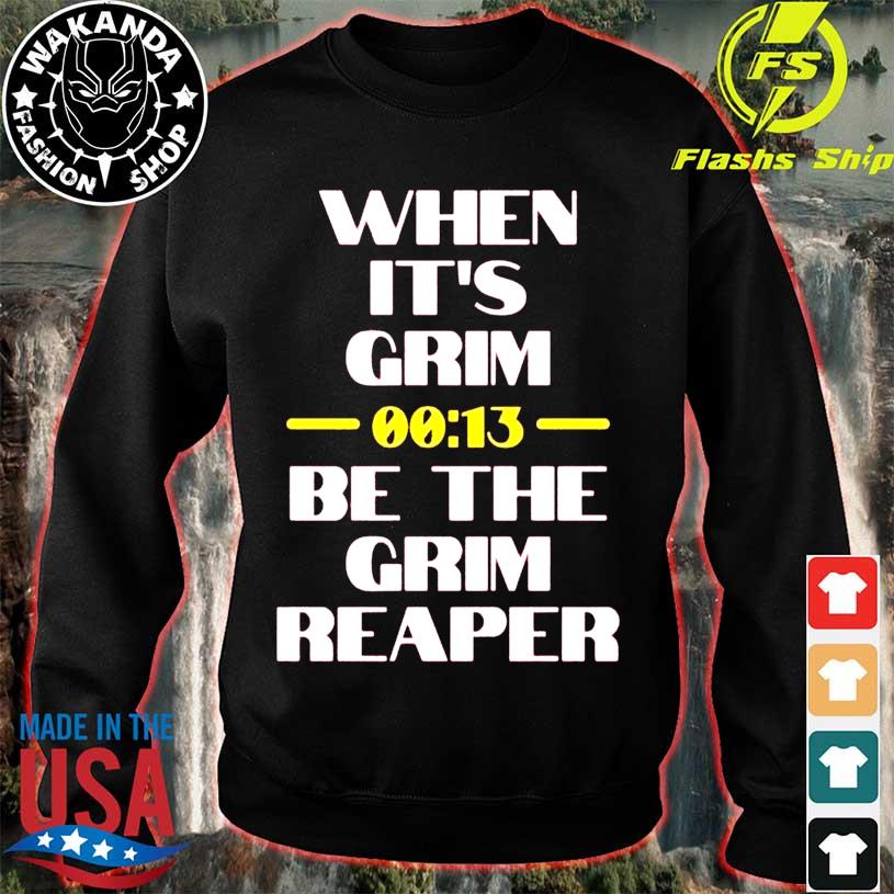 Chiefs When It's Grim, Be The Grim Reaper | Triblend Unisex Crewneck  T-Shirt