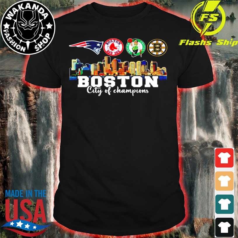 Boston City Of Champions Patriot Red Sox Celtics And Bruins Shirt