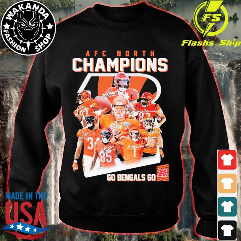 CincinnatI bengals 2022 AFC north champions shirt, hoodie, sweater, long  sleeve and tank top