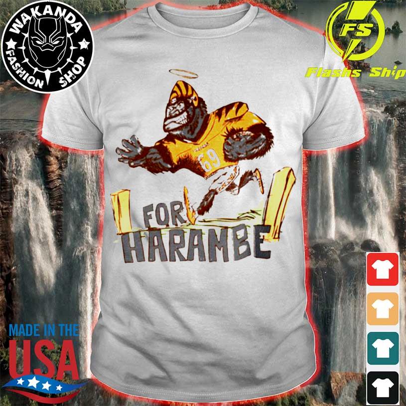 For Harambe Shirt Cincinnati Bengals Win The Super Bowl For Harambe shirt,  hoodie, sweater, long sleeve and tank top