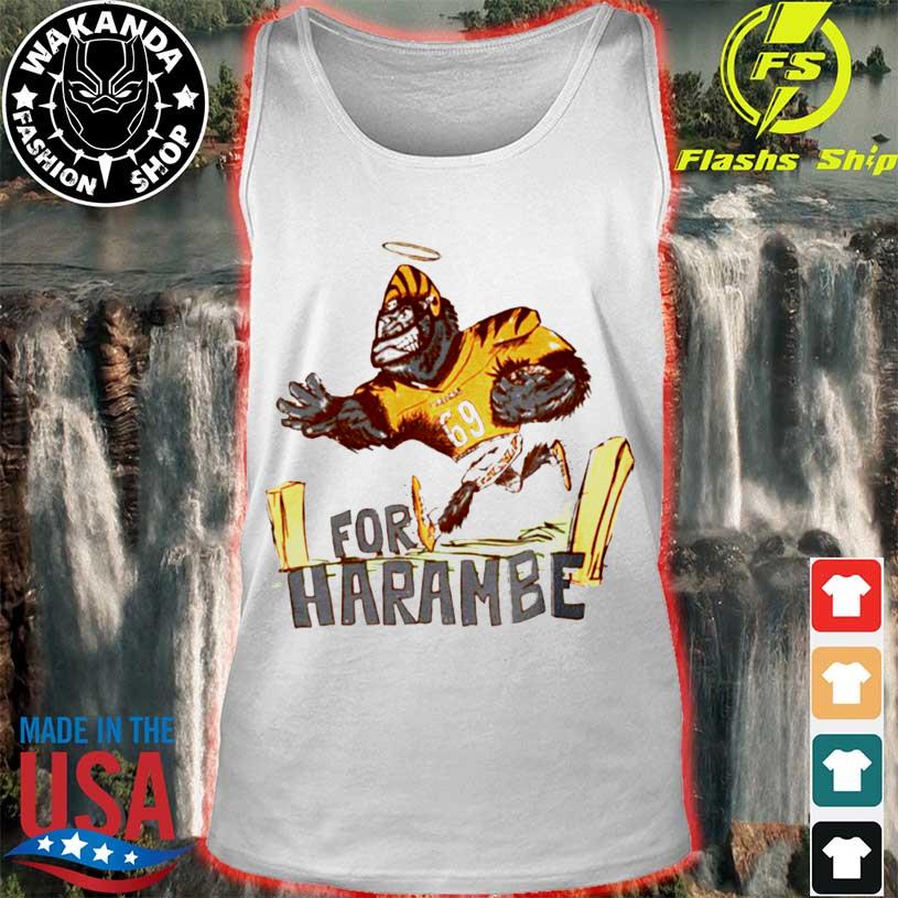 For Harambe Shirt Cincinnati Bengals Win The Super Bowl For Harambe shirt,  hoodie, sweater, long sleeve and tank top