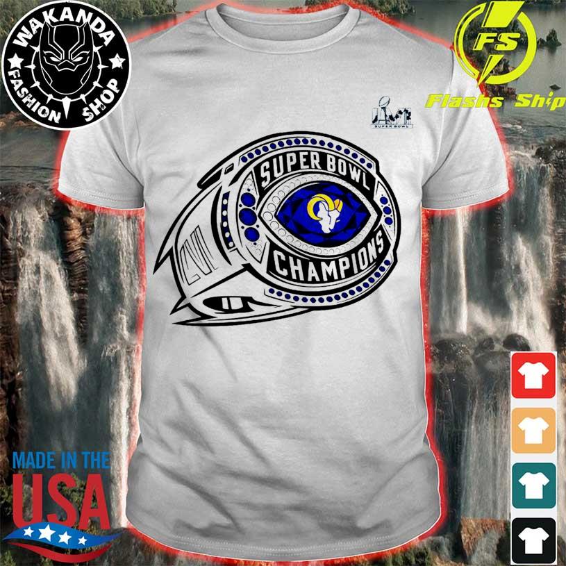 Los Angeles Rams Super Bowl LVI Champions Ring T-Shirt, hoodie