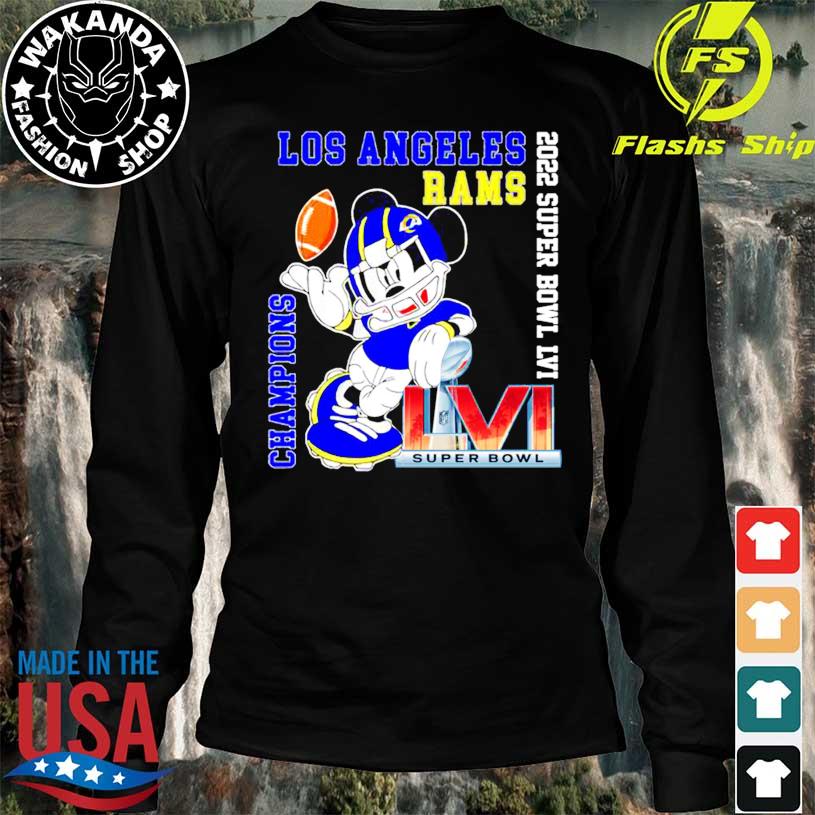 Original Official Mickey Mouse Los Angeles Rams 2022 Super Bowl Lvi  Champions Shirt, hoodie, sweater, long sleeve and tank top