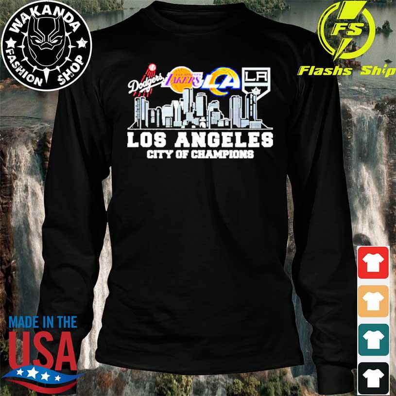 Los Angeles Rams Los Angeles Dodgers Los Angeles Lakers inside shirt