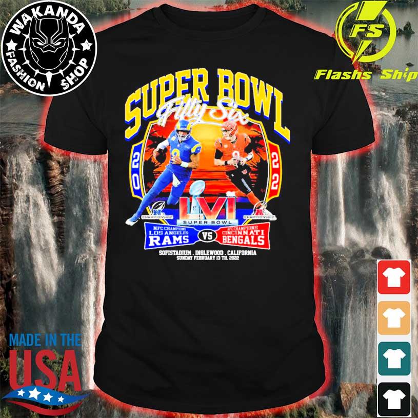 Super bowl 2022 rams vs bengals shirt, hoodie, sweater, long