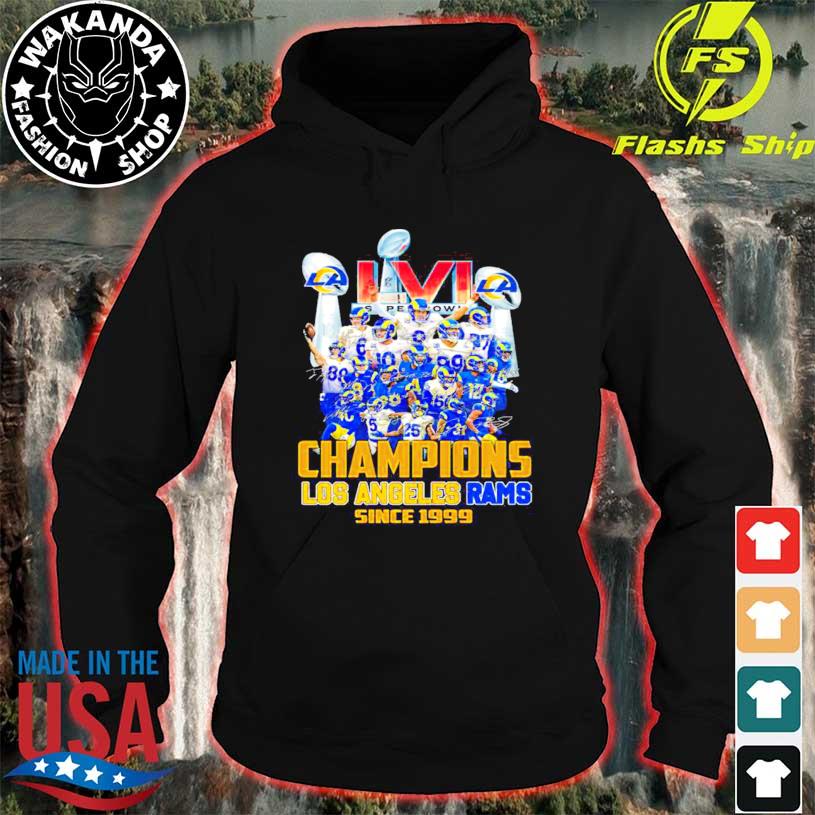 Official LA Rams 2022 Super Bowl LVI Champions First Time Since 1999 Shirt,  hoodie, sweater, long sleeve and tank top