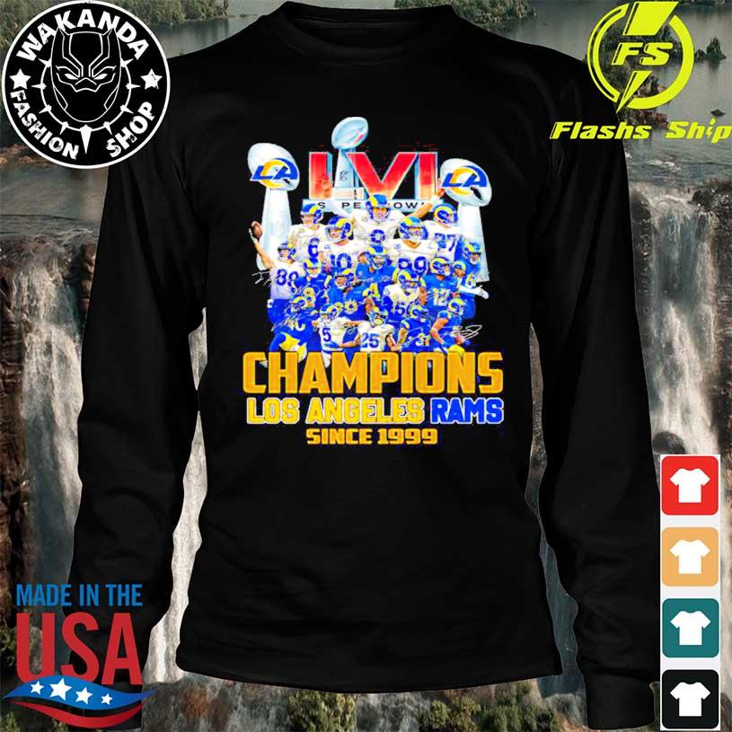 Los Angeles Rams 2022 Super Bowl LVI Champions Signatures shirt