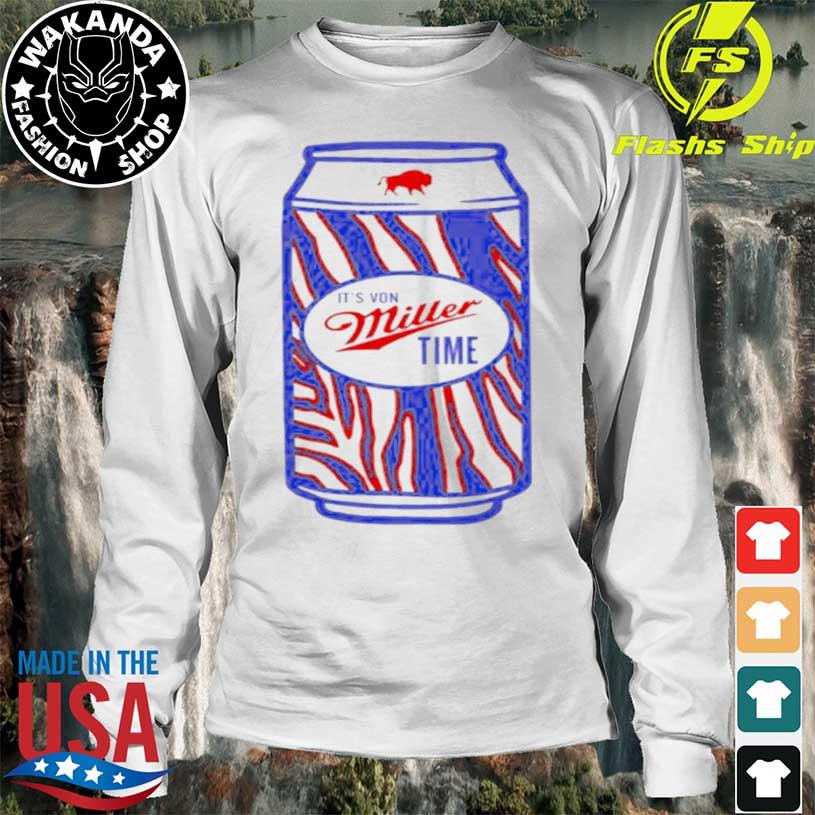 Tie-Dye Von Miller Buffalo Bills Mafia It's Miller Time T-Shirt