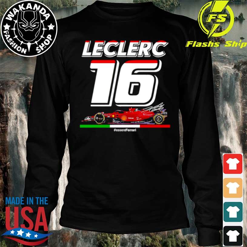 Official 16 Charles Leclerc F1 Scuderia Ferrari Shirt, hoodie, sweater,  long sleeve and tank top