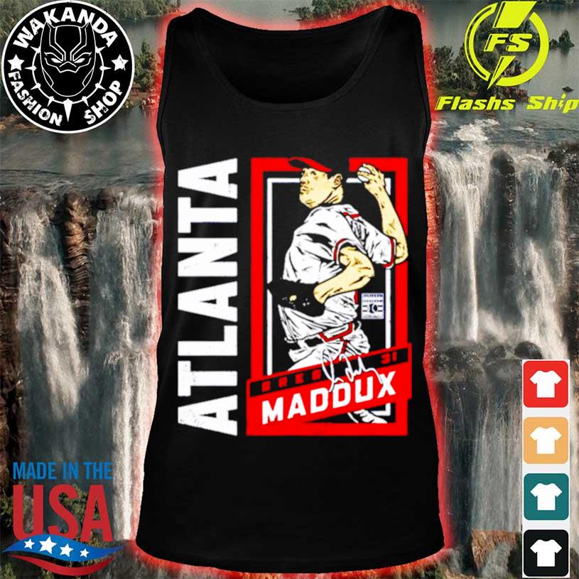 Atlanta braves greg maddux sports card signature T-shirt, hoodie