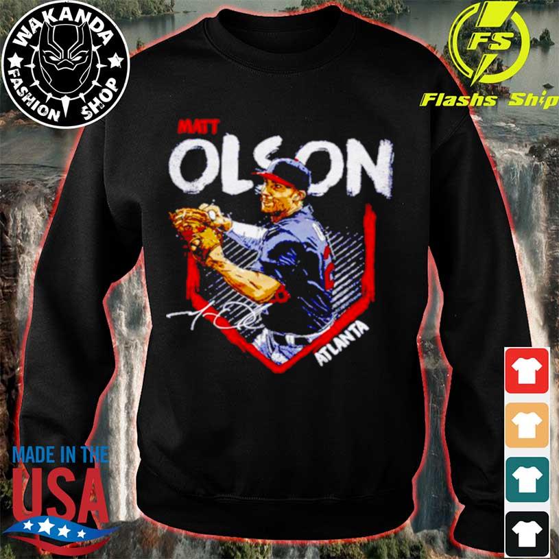 Premium matt Olson Atlanta Braves first base signature shirt, hoodie,  sweater, long sleeve and tank top