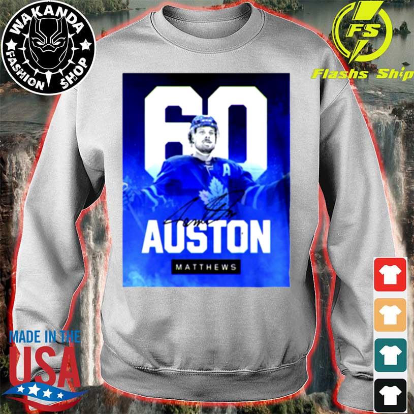 Congratulations Auston Matthews 60 Goals shirt, hoodie, sweater