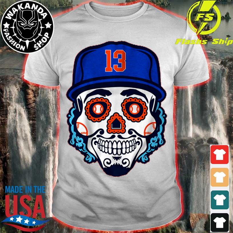 Francisco Lindor Sugar Skull T-shirt