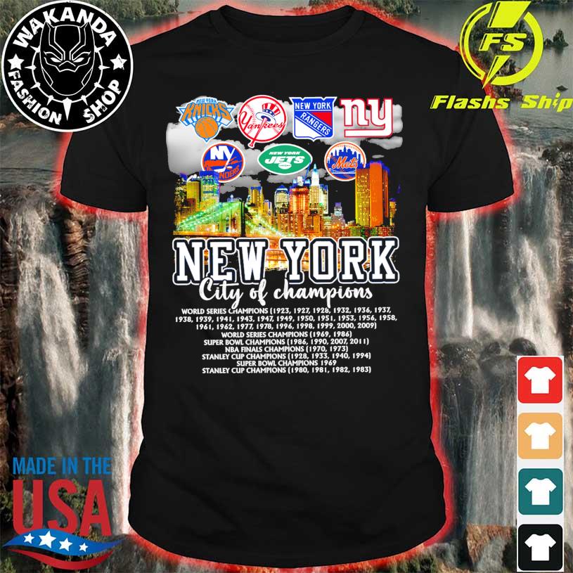 New York Mets Yankees Rangers NY Rangers Jets Mets New York city of  Champions shirt, hoodie, sweater, long sleeve and tank top