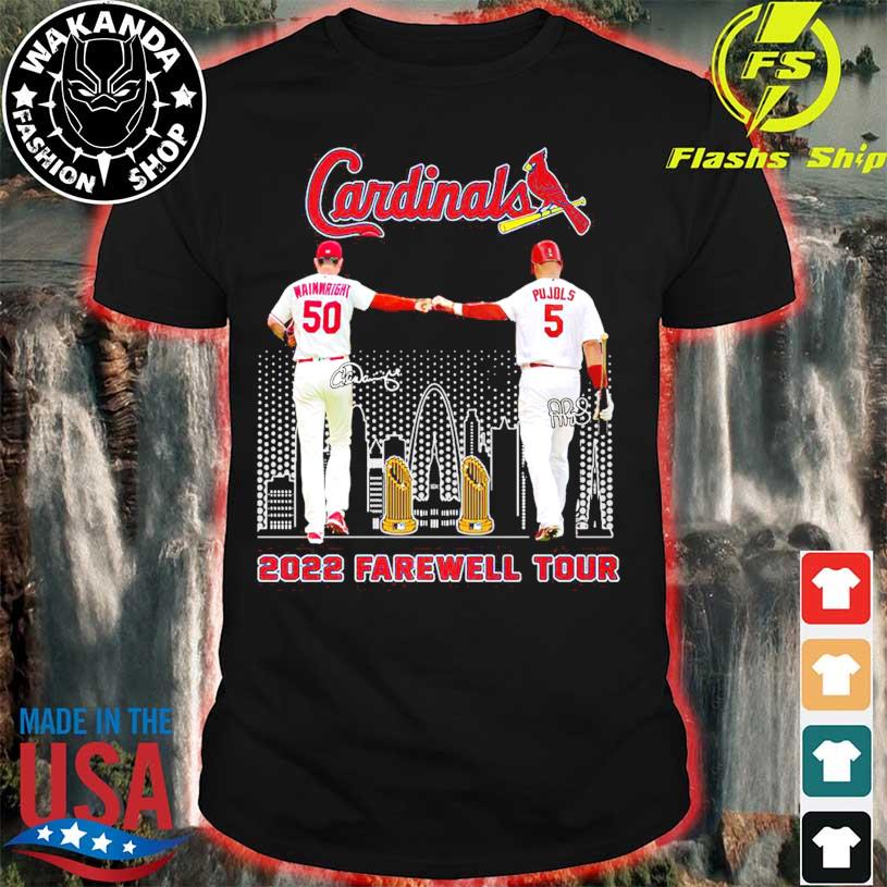 St Louis Cardinals 50 Adam Wainwright And 5 Albert Pujols 2022 Farewell Tour  Signatures shirt, hoodie, sweater, long sleeve and tank top