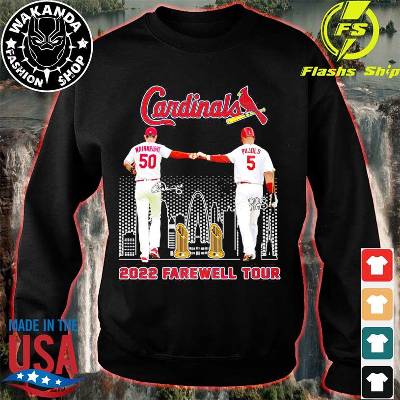 St Louis Cardinals 50 Adam Wainwright And 5 Albert Pujols 2022 Farewell Tour  Signatures shirt, hoodie, sweater, long sleeve and tank top