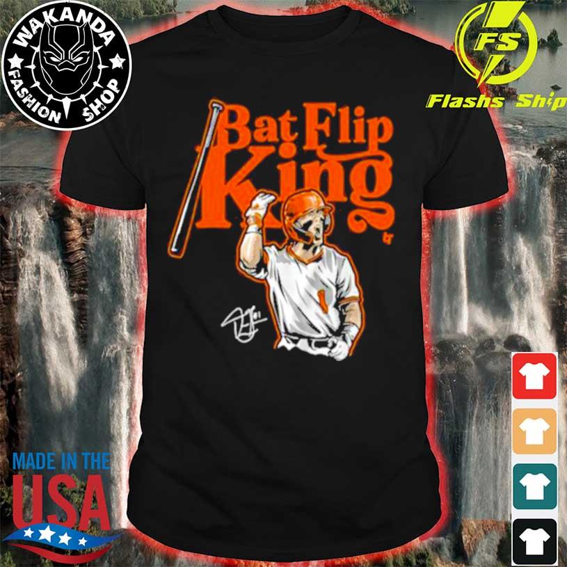 Drew Gilbert: Bat Flip King, Adult T-Shirt / Medium - NIL - Sports Fan Gear | breakingt