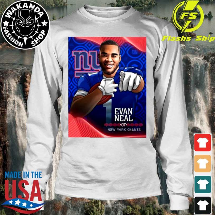 Congratulation Evan Neal New York Giants NFL Draft 2022 T-Shirt