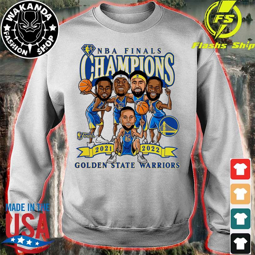 Golden State Warriors NBA Finals 2021 2022 Champions Caricature cartoon  shirt, hoodie, sweater, long sleeve and tank top