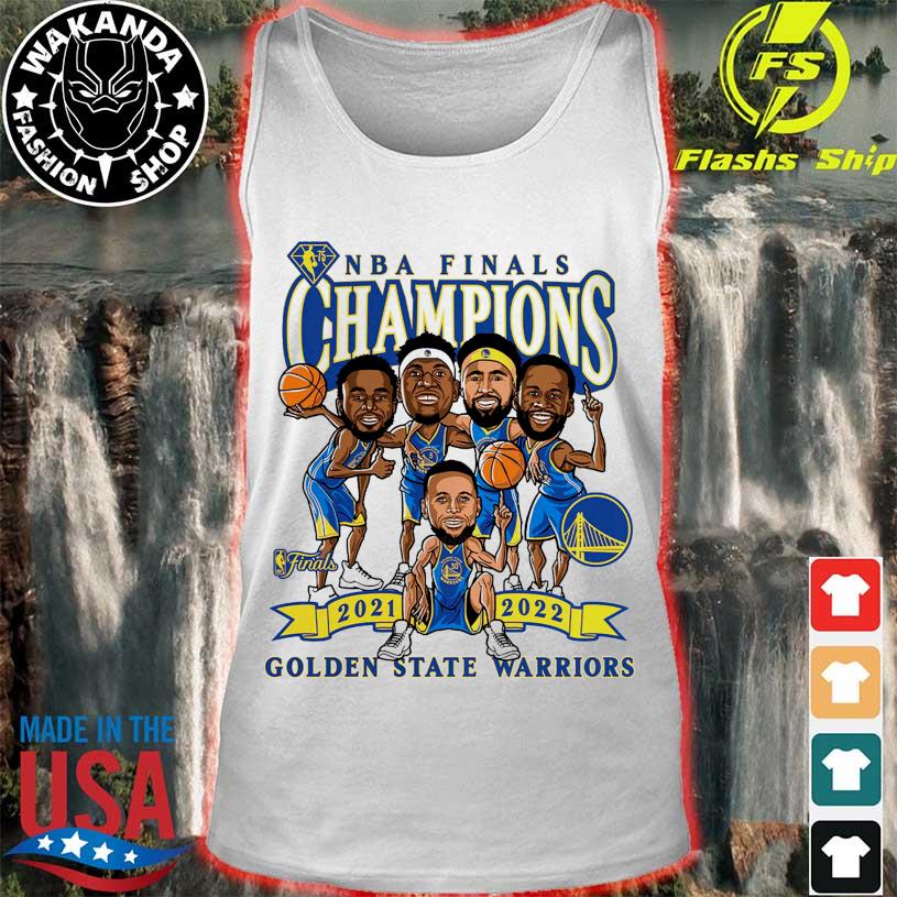 Golden state warriors 2022 NBA finals champions caricature shirt