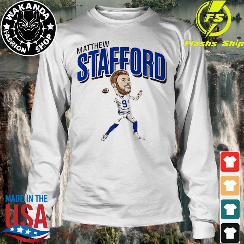 Prepare to throw the ball number 9 matthew stafford caricature art print  shirt, hoodie, longsleeve, sweater