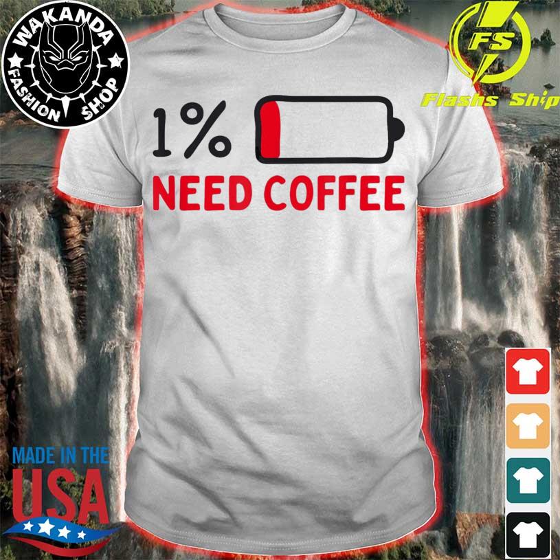 Need coffee low battery shirt
