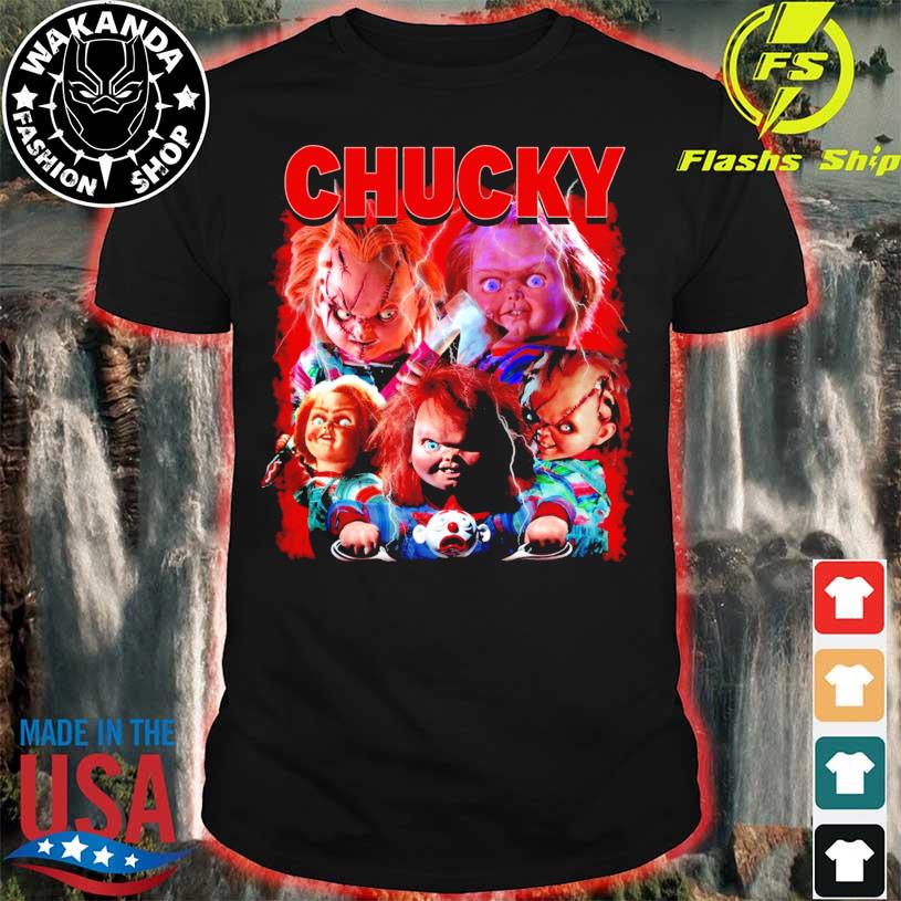 90s Vintage Bootleg Halloween Chucky Horror shirt