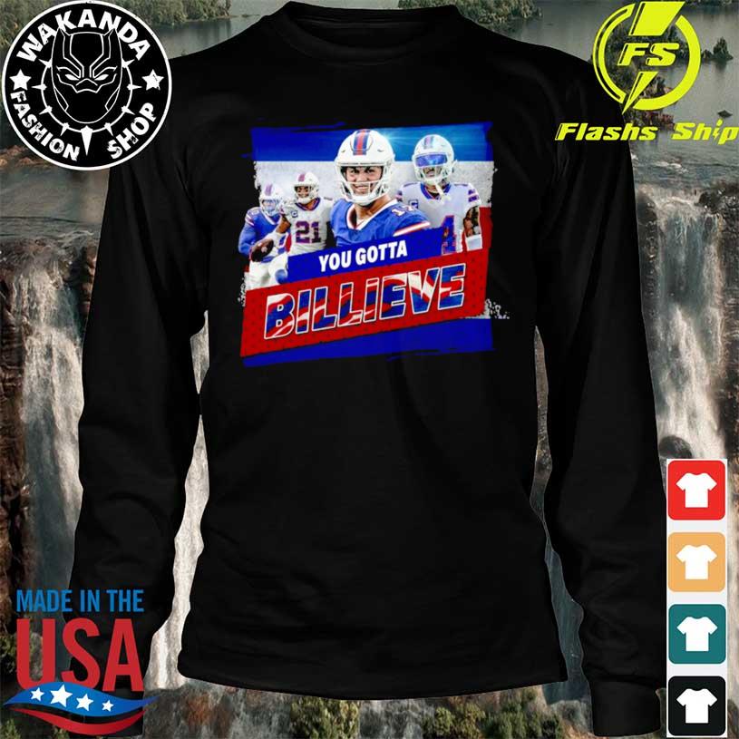 Billieve Logo Buffalo Bills shirt, hoodie, sweater, long sleeve