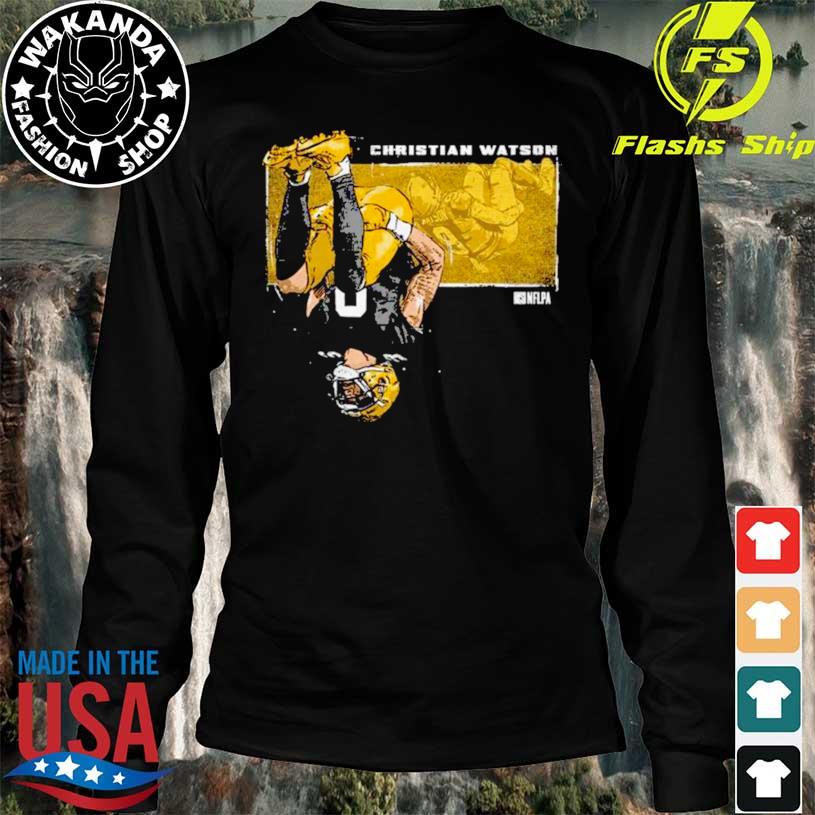 Christian Watson Green Bay Highlight Backflip shirt