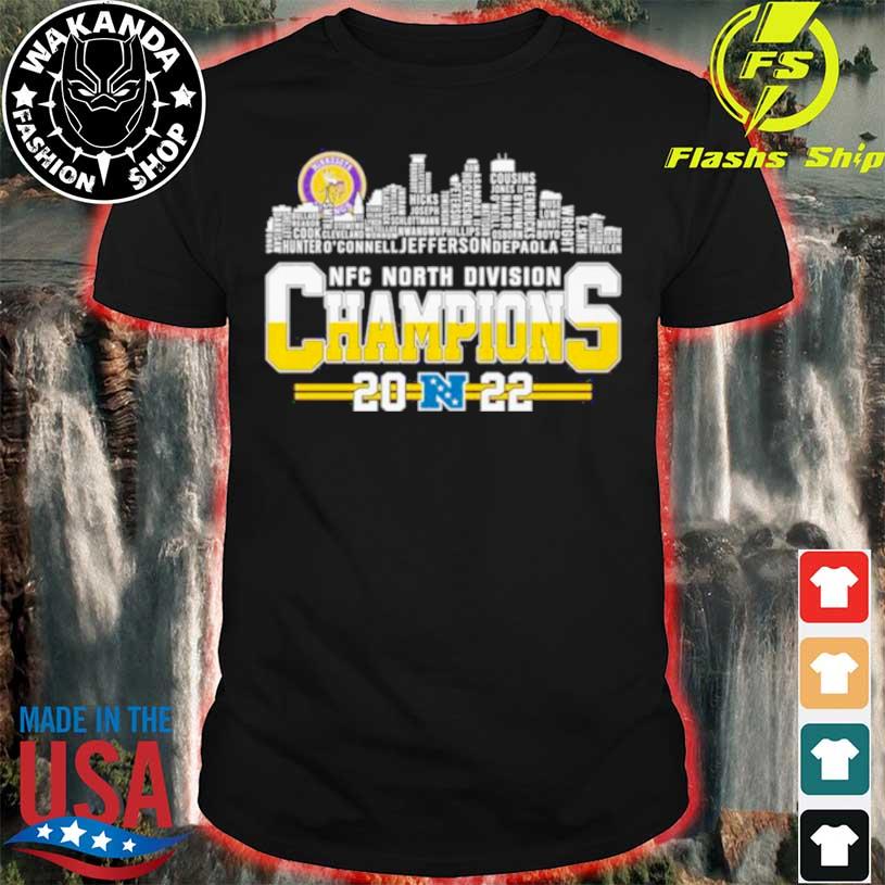 MINNESOTA VIKINGS 2022 NFC NORTH DIVISION CHAMPIONS SHIRT