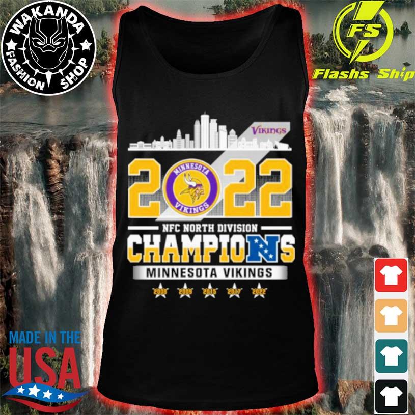 Go Minnesota Vikings Nfc North Division Champions 2022 Shirt, hoodie,  sweater, long sleeve and tank top