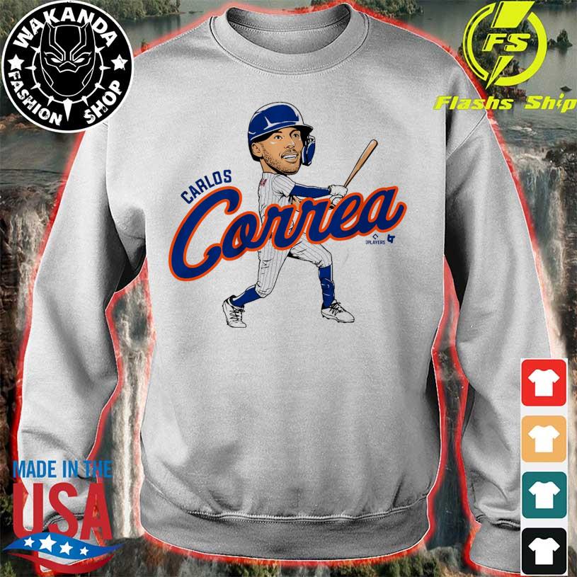 Official Carlos correa caricature T-shirt, hoodie, sweater, long sleeve and  tank top