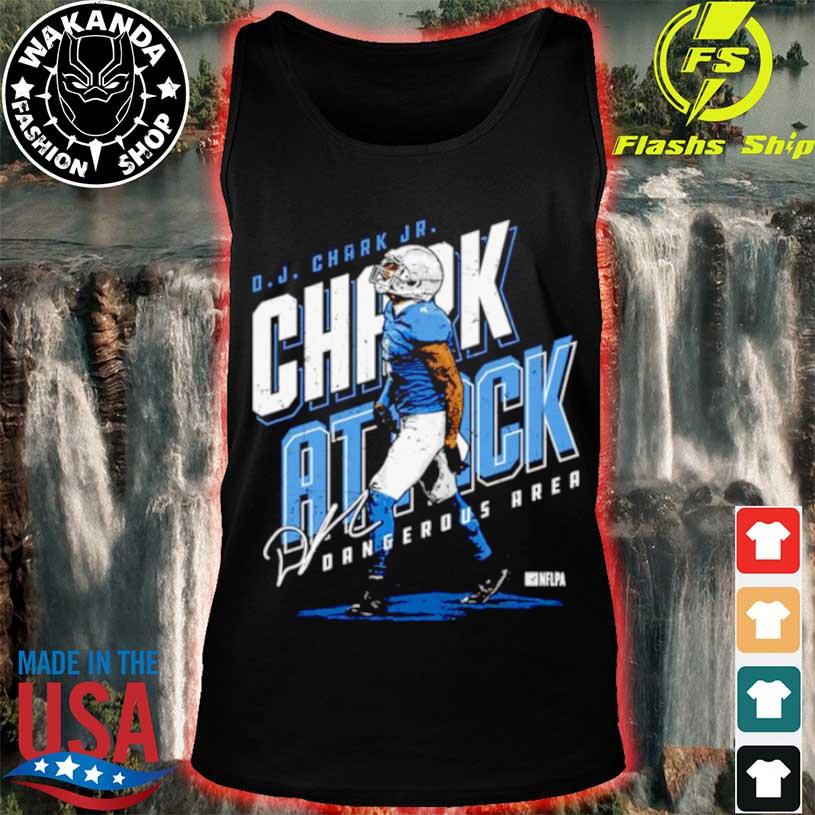 D.J. Chark Jr. Detroit Chark Attack Dangerous Area Signature shirt